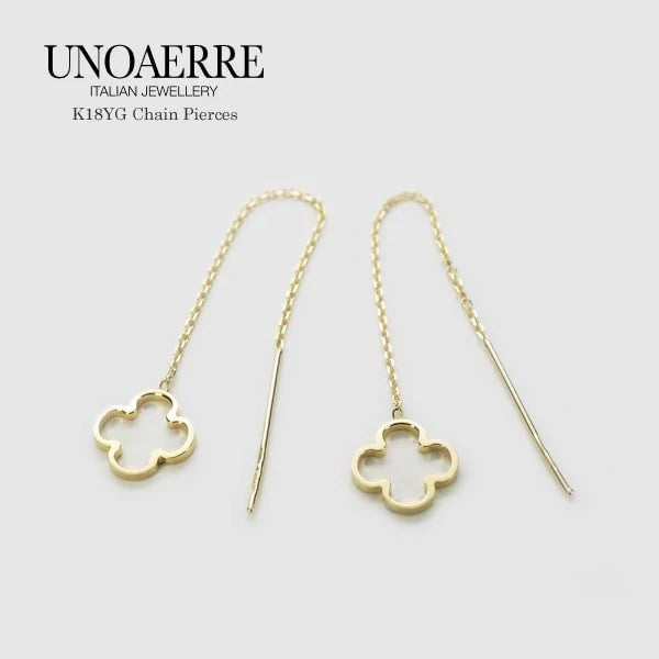 UNOAERRE Chain Pierced Earrings / チェーンピアス– ジュエリー柿屋