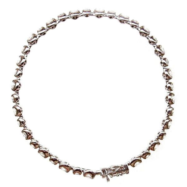 DIAMOND LINEK/ダイヤモンドライン 18 ホワイトゴールド ダイヤモンド ブレスレット(10.3 g) 日本製