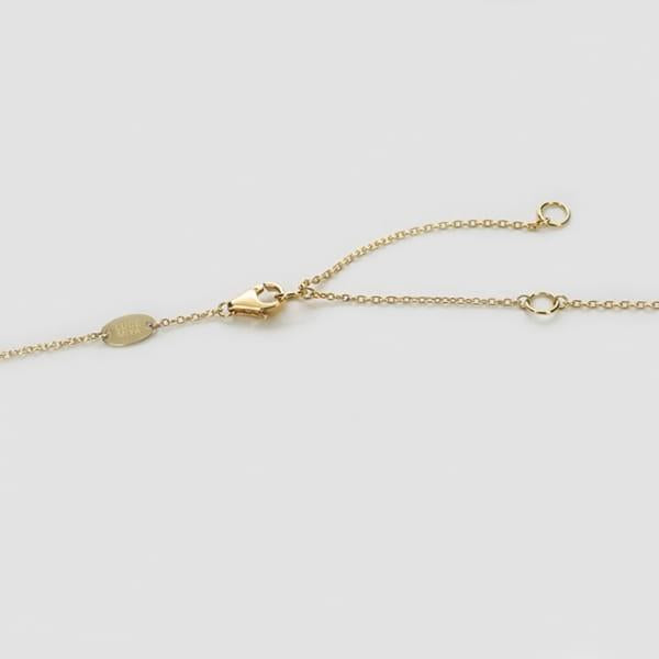LUCEMIYA/ルーチェミヤ K18 イエロー＆ホワイトゴールド ダイヤモンド プチネックレス(3.8 g) 日本製