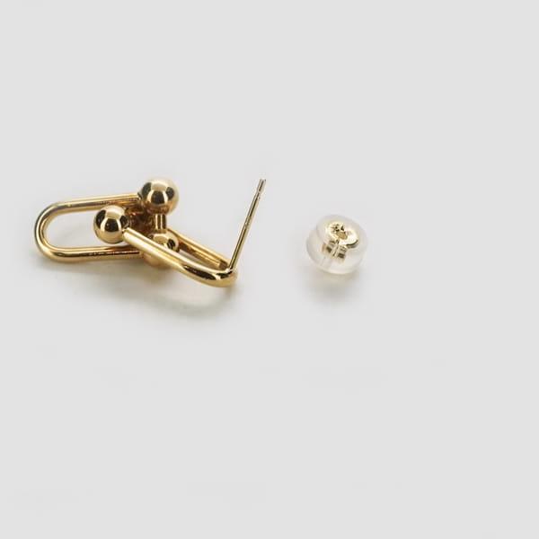 K18 イエローゴールド スタッドピアス(1.9 g) 日本製