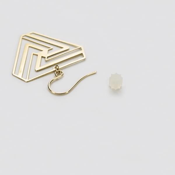 K18 イエローゴールド フックピアス(1.8 g) 日本製