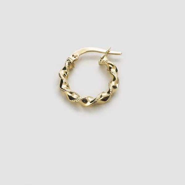 Capricious/カプリシャス K18 イエローゴールド フープピアス イタリア製