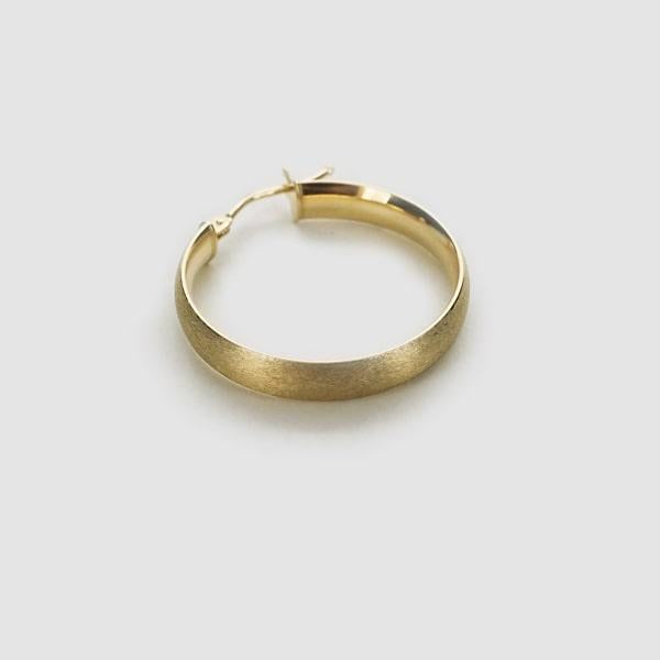 Capricious/カプリシャス K18 イエローゴールド フープピアス イタリア製