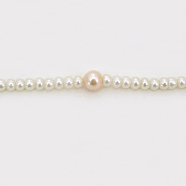 K18 イエローゴールド 淡水 パール ネックレス 日本製