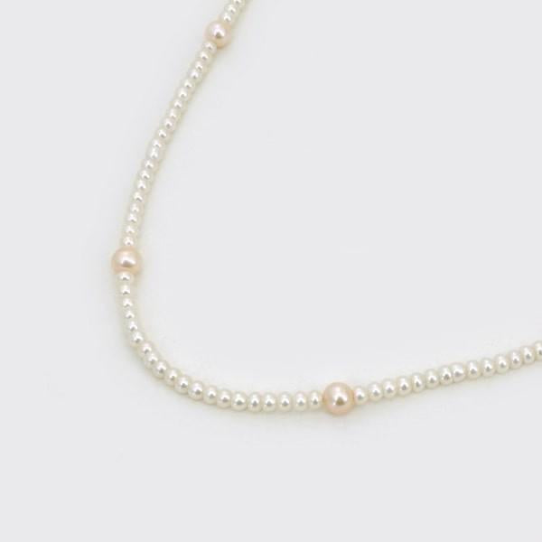 K18 イエローゴールド 淡水 パール ネックレス 日本製