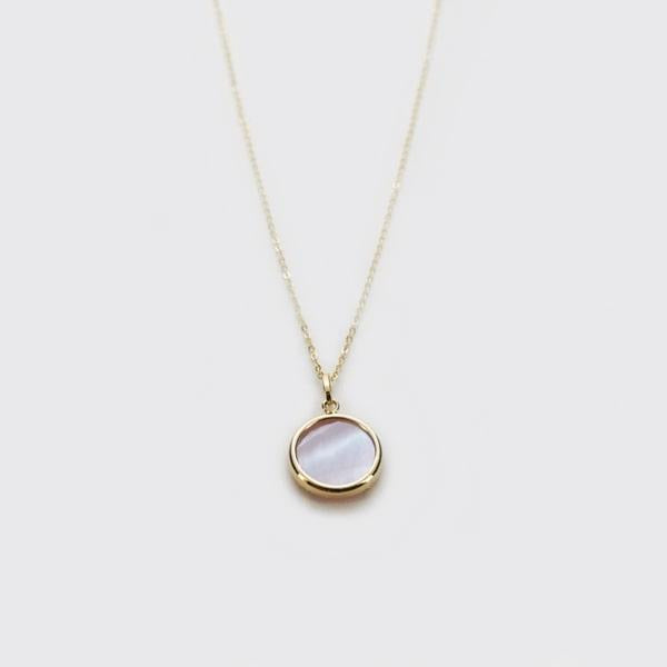 K18 イエローゴールド シェル プチネックレス スペイン製– ジュエリー柿屋 