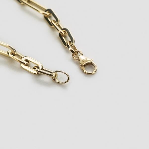 UNOAERRE/ウノアエレ K18 イエローゴールド ブレスレット イタリア製 / 031944