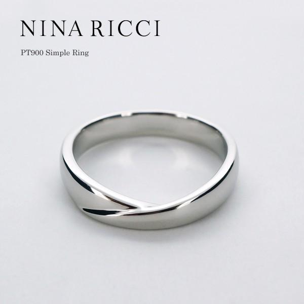 NINA RICCI/ニナリッチ Pt900プラチナ リング 日本製