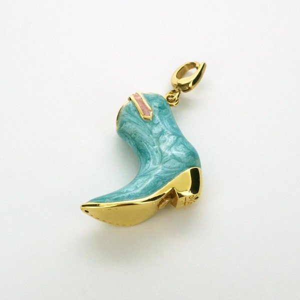 K18イエローゴールド ブーツ チャーム イタリア製– ジュエリー柿屋