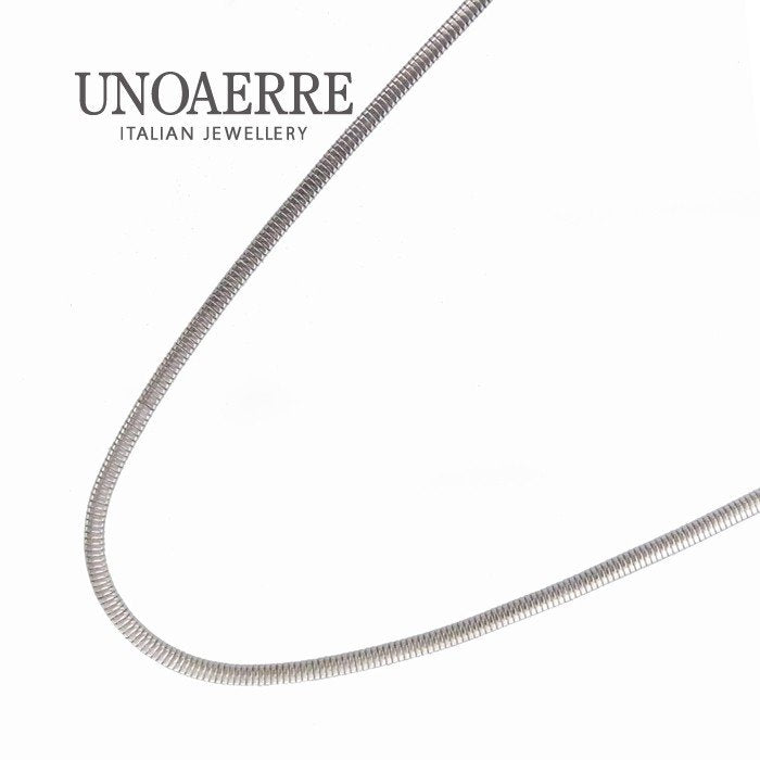UNOAERRE/ウノアエレ K18ホワイトゴールド ティラタイプ ネックレス 41cm イタリア製